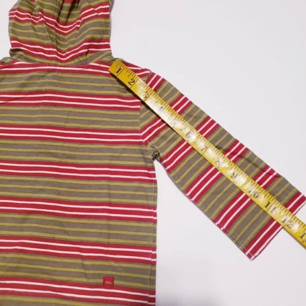 Tea Collection 12-18 hoodie baby boy stripes